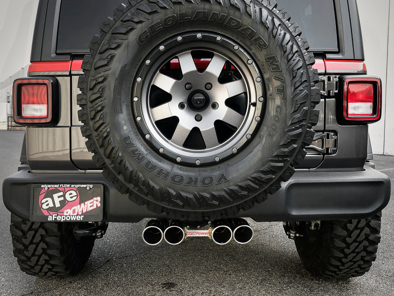 
                      
                        aFe Rebel Series 2.5in 304 SS Cat-Back Exhaust w/ Polished Tip 18-20 Jeep Wrangler (JL)
                      
                    