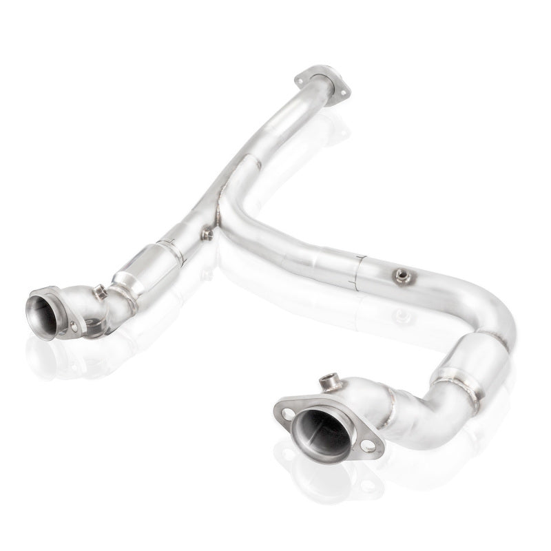 
                      
                        Stainless Works 15-18 F-150 3.5L Downpipe 3in High-Flow Cats Y-Pipe Factory Connection
                      
                    