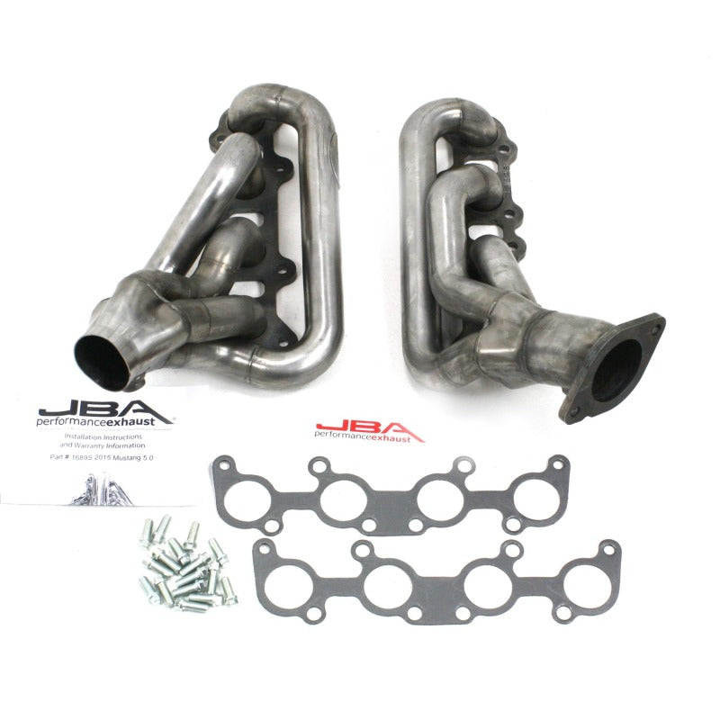 
                      
                        JBA 15-20 Ford Mustang 5.0L Coyote 1-3/4in Primary Raw 409SS Cat4Ward Header
                      
                    