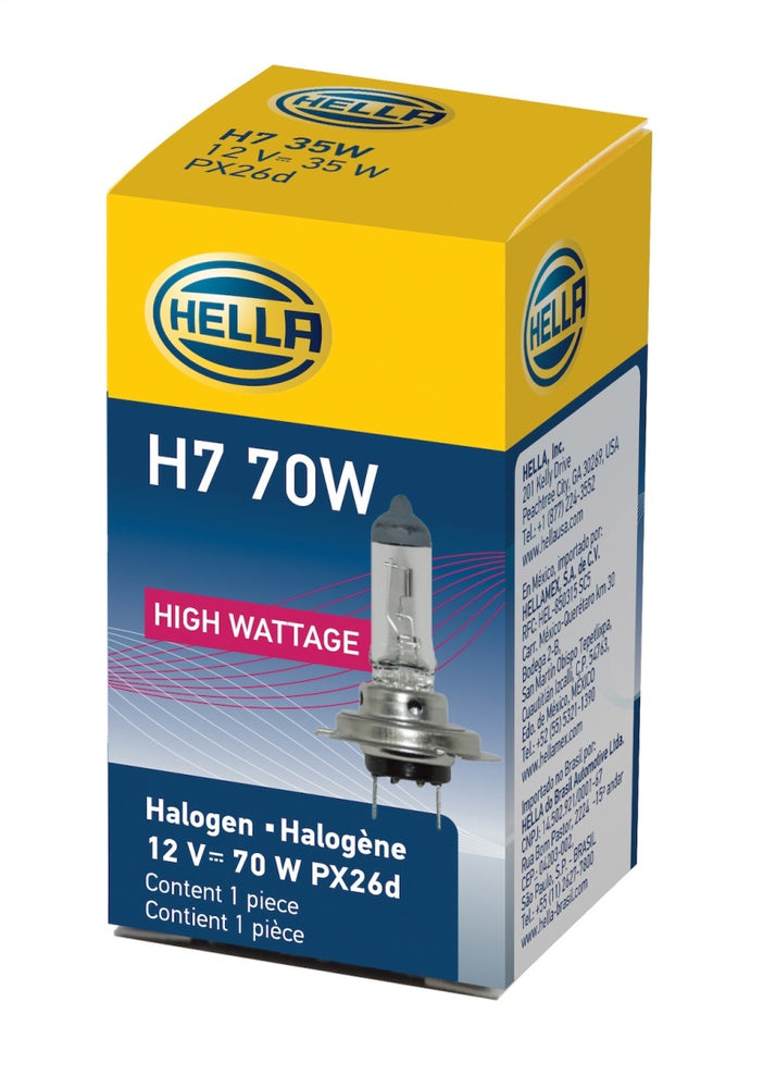 
                      
                        Hella Bulb H7 12V 70W PX26d T4.625
                      
                    