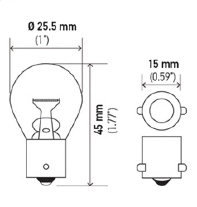 
                      
                        Hella Bulb 7506 12V 21W BA15s S8
                      
                    