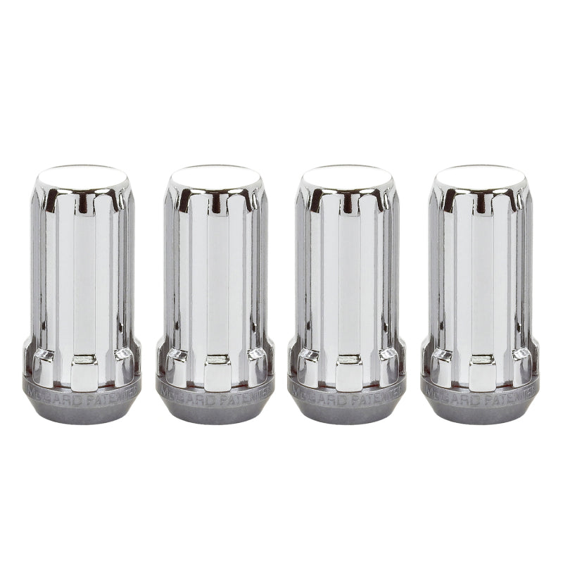 
                      
                        McGard SplineDrive Lug Nut (Cone Seat) M14X1.5 / 1.935in. Length (4-Pack) - Chrome (Req. Tool)
                      
                    