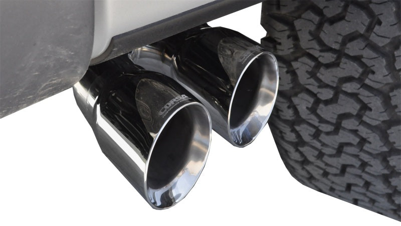 
                      
                        Corsa 2011-2014 Ford F-150 Raptor 6.2L V8 145in Wheelbase Polished Xtreme Cat-Back Exhaust
                      
                    