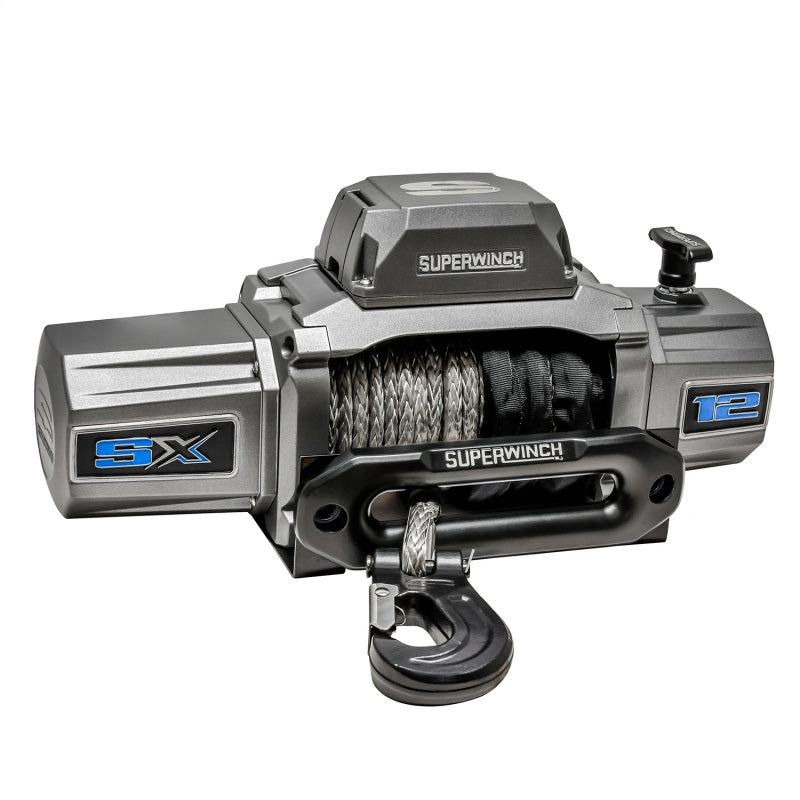 
                      
                        Superwinch 12000 LBS 12V DC 3/8in x 80ft Synthetic Rope SX 12000SR Winch - Graphite
                      
                    