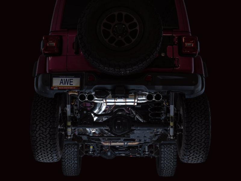 
                      
                        AWE 21+ Wrangler 392 Switchpath Cat-Back Exhaust- Quad BashGuards
                      
                    