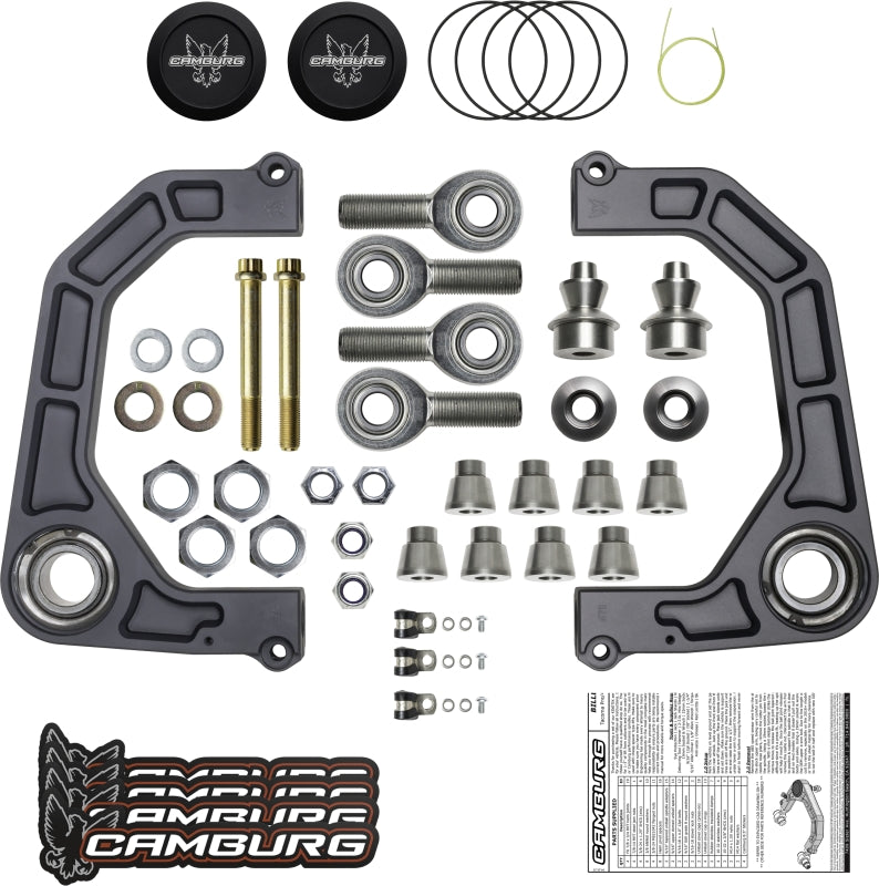 
                      
                        Camburg Toyota Tacoma 05-23 / 4-Runner 03-23 / FJ 07-14 KINETIK V2 Billet Uniball Upper Arms
                      
                    