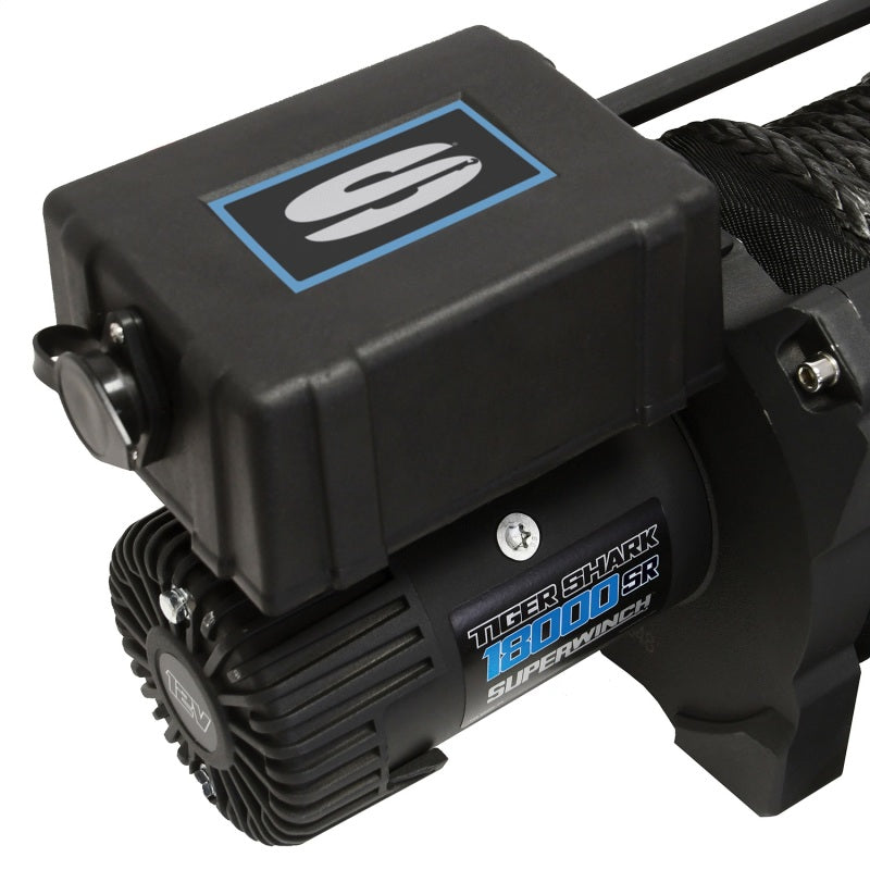 
                      
                        Superwinch 18000 LBS 12V DC 33/64in x 79 ft Synthetic Rope Tiger Shark 18000SR Winch
                      
                    