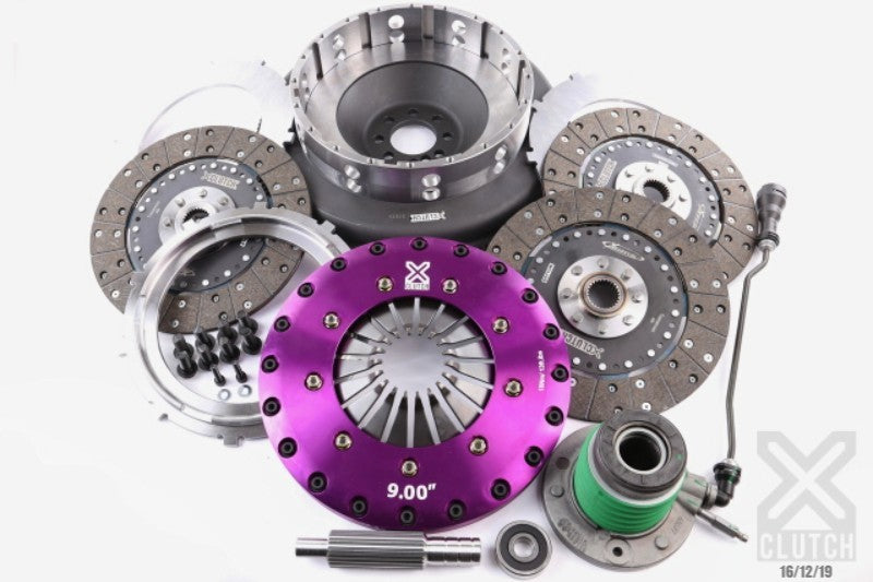 XClutch 14-19 Chevrolet Corvette 6.2L 9in Triple Solid Organic Clutch Kit