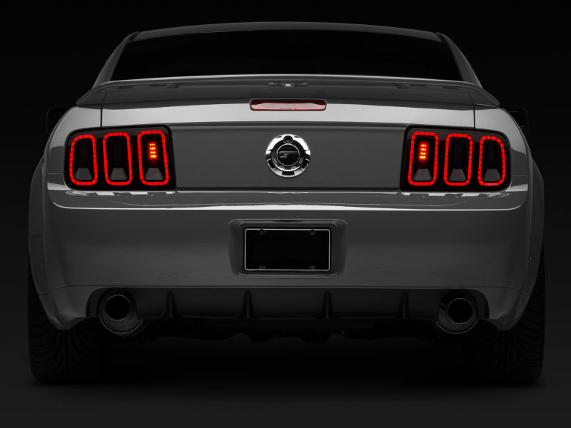 
                      
                        Raxiom 05-09 Ford Mustang Gen5 Tail Lights- Black Housing (Smoked Lens)
                      
                    