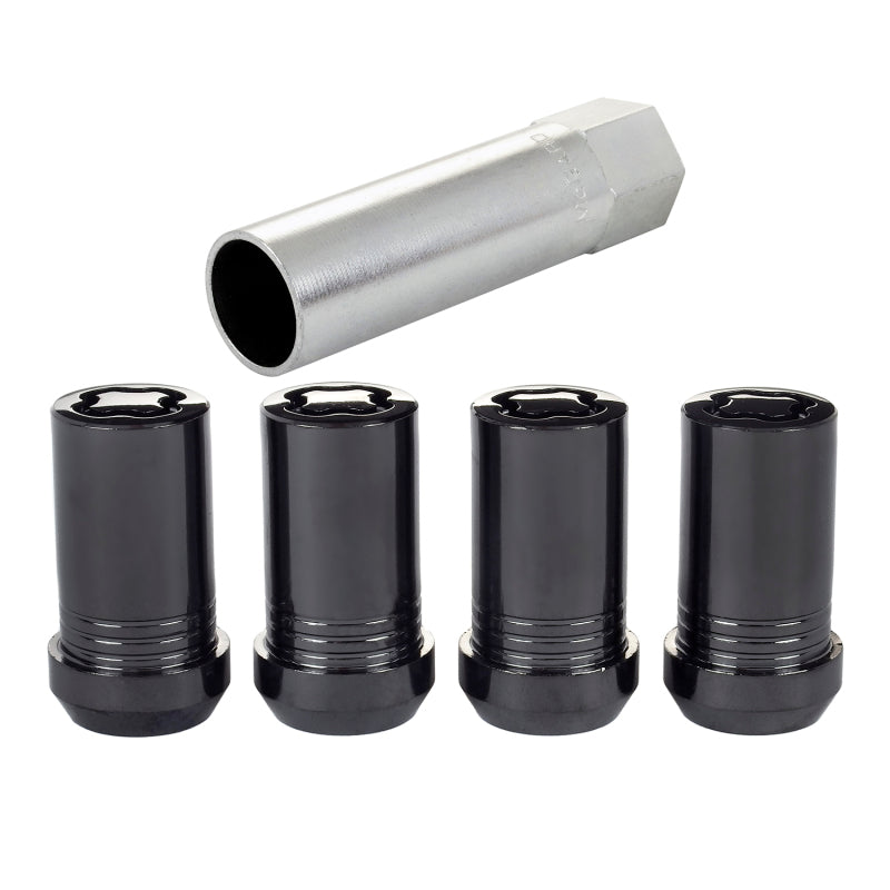 
                      
                        McGard Wheel Lock Nut Set - 4pk. (Tuner / Cone Seat) M14X1.5 / 22mm Hex / 1.648in. Length - Black
                      
                    