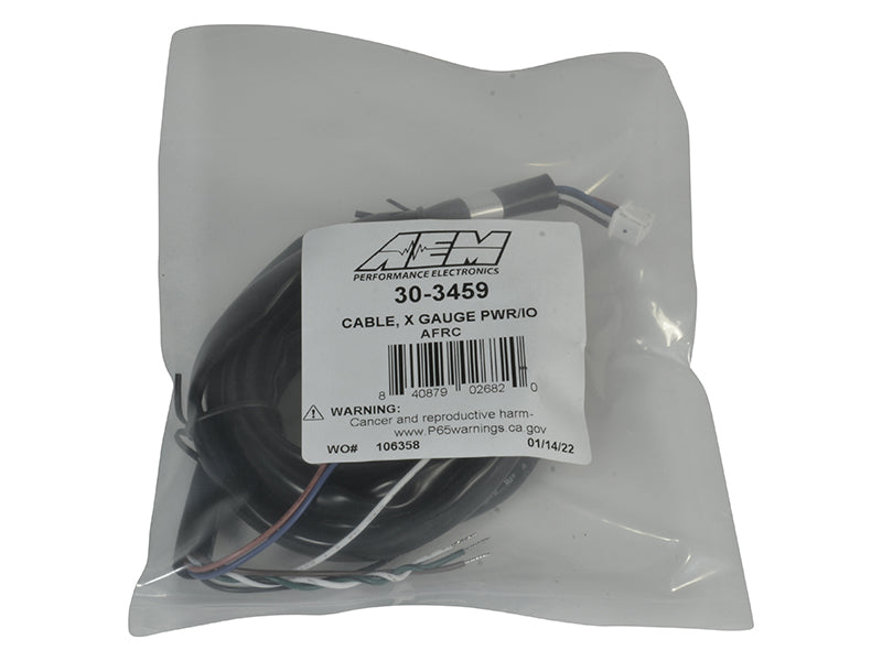 
                      
                        AEM Power Harness for 30-0300 X-Series Wideband Gauge
                      
                    