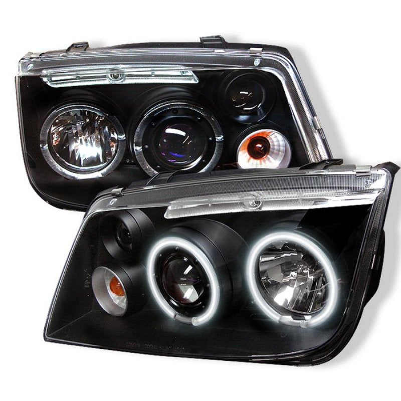 Spyder Volkswagen Jetta 99-05 Projector Headlights CCFL Halo Blk PRO-YD-VJ99-CCFL-BK