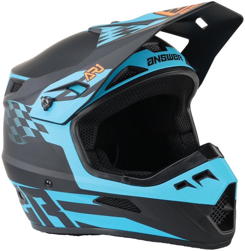 Answer AR1 Sweep Helmet Black/Astana/Hyper Orange - Small