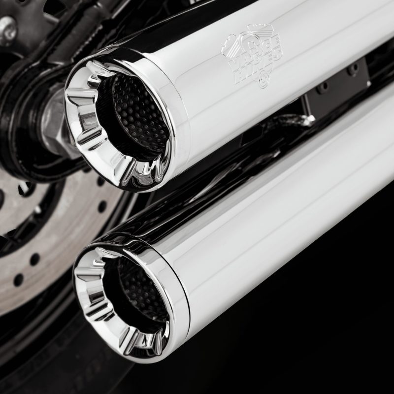 
                      
                        Vance & Hines HD Softail 18-22 Eliminator S/OS Chrome Slip-On Exhaust
                      
                    