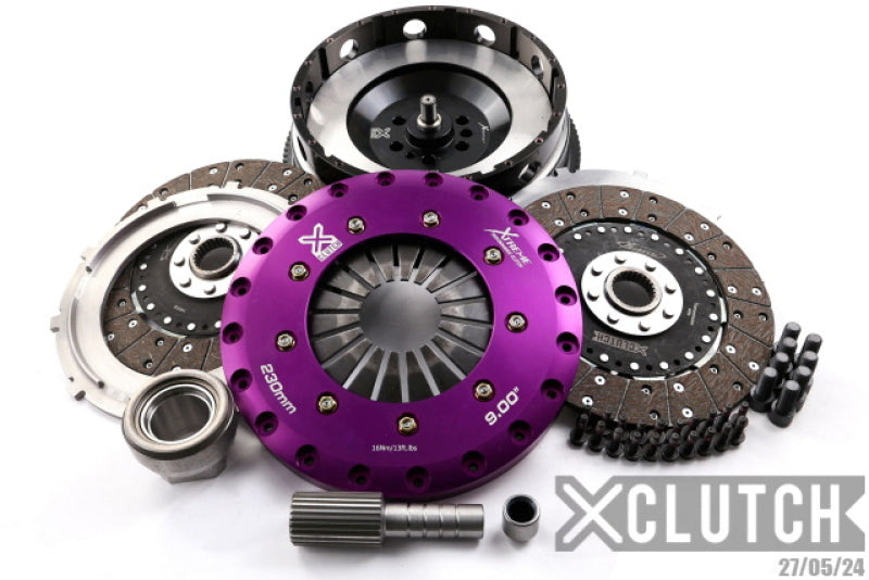 XClutch 11-13 BMW 335is Base 3.0L 9in Twin Solid Organic Clutch Kit (6 Bolt/PB in Input Shaft)