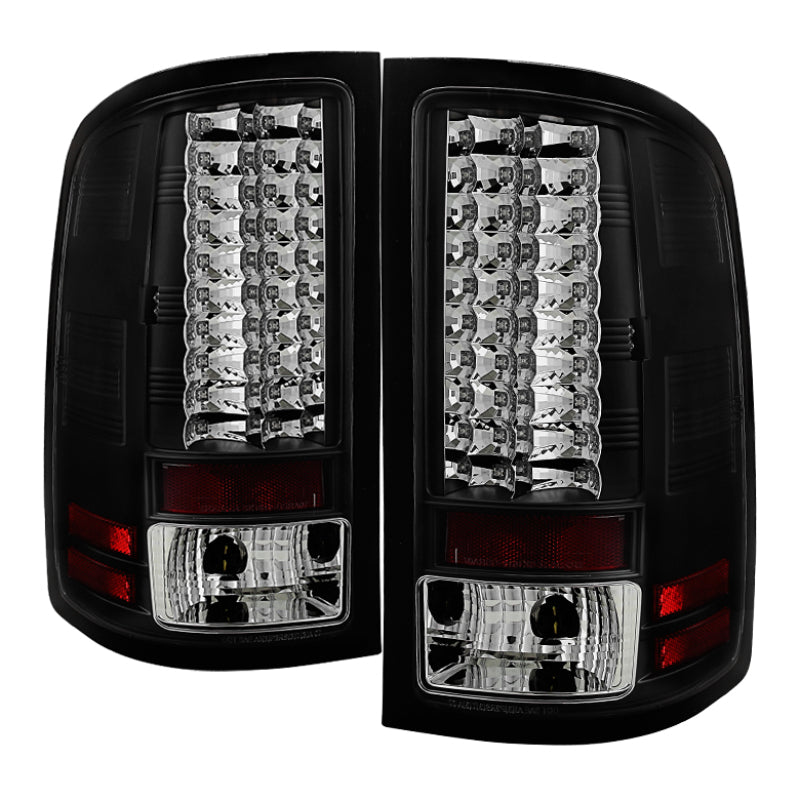 
                      
                        Spyder GMC Sierra 07-13 (Not fit 3500 Dually 4 Rear Wheels)LED Tail Lights Black ALT-YD-GS07-LED-BK
                      
                    