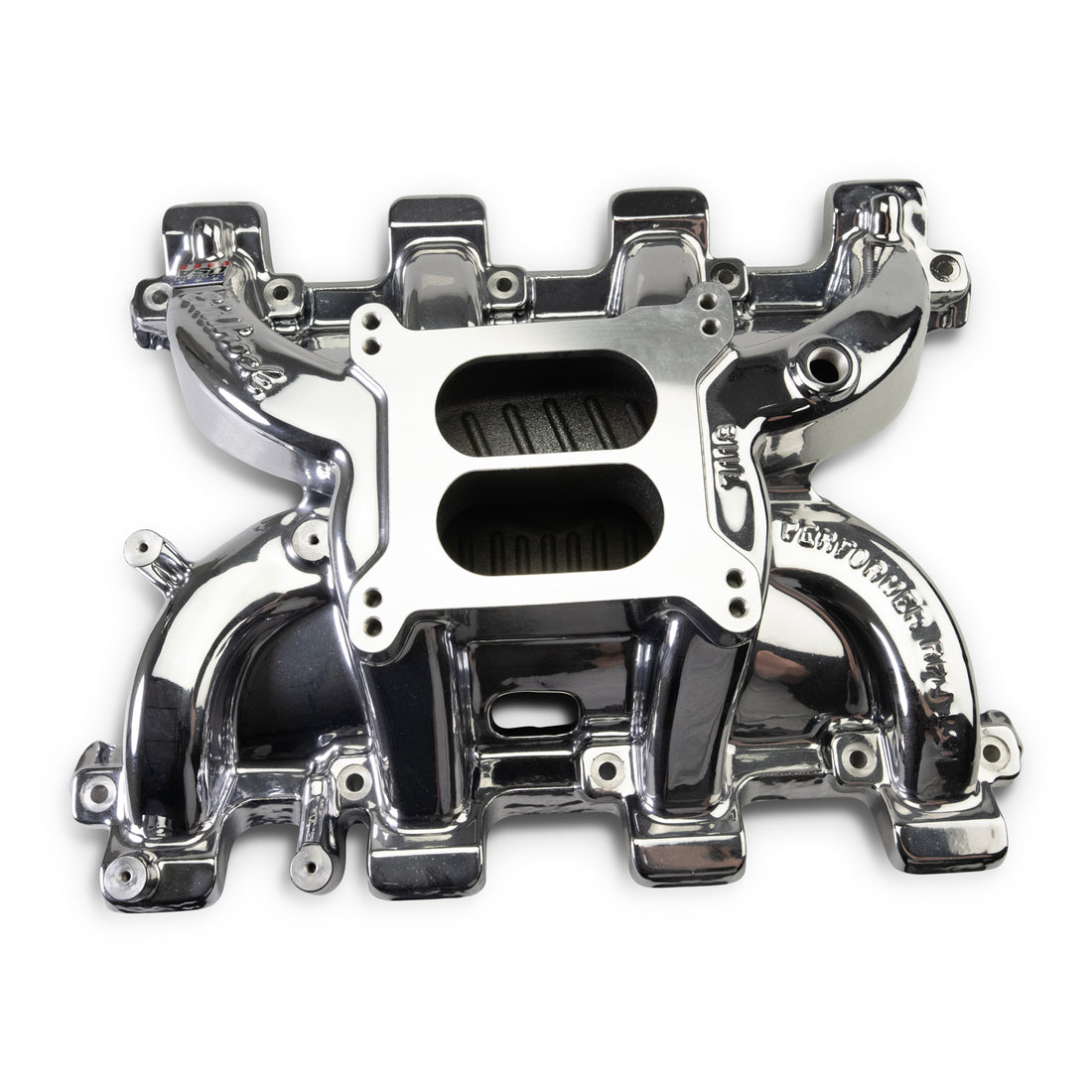 Performer RPM Small Block Chevy LS1 Intake Manifold Only  Chrome Plasma Finish