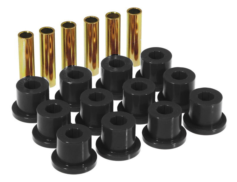 Prothane 67-87 GM Rear Spring & Shackle Bushings (w/ 1.5in Bushings) - Black