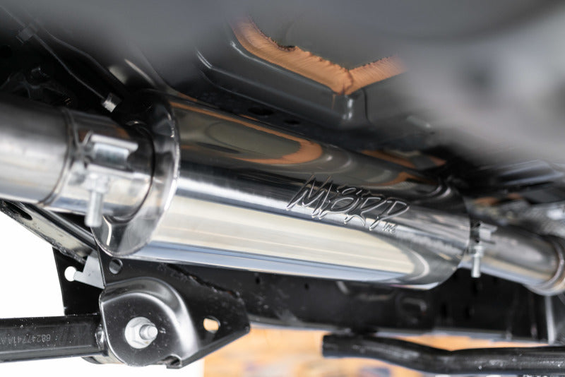 
                      
                        MBRP 18-20 Jeep Wrangler JL 2.5in Single Rear Exit Cat Back Exhaust - T304
                      
                    