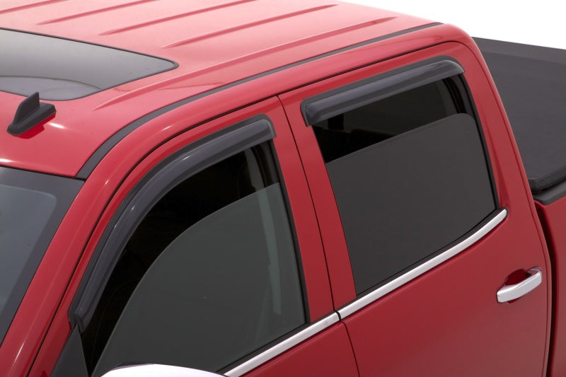 
                      
                        AVS 15-18 Chevy Silverado 2500 Crew Cab Ventvisor Outside Mount Window Deflectors 4pc - Smoke
                      
                    