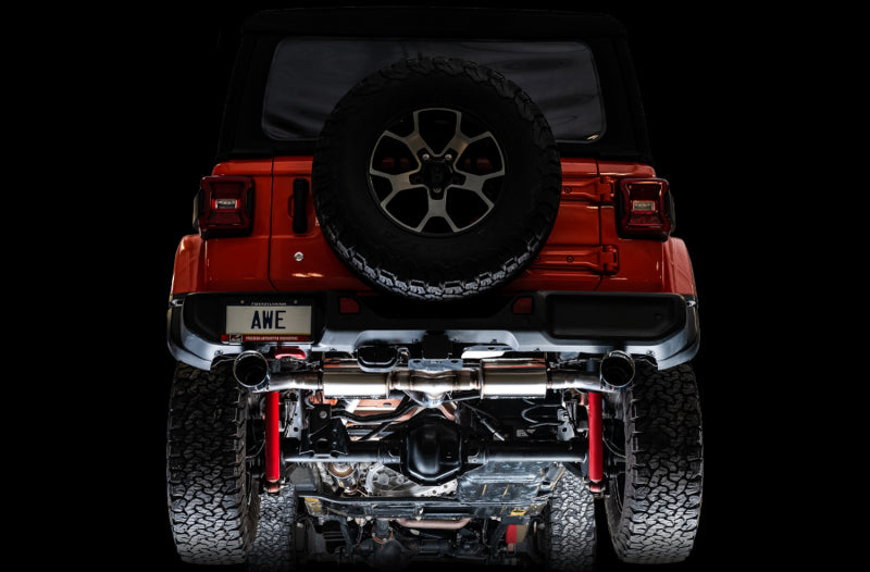 
                      
                        AWE Tuning 2018+ Jeep Wrangler JL/JLU Tread Edition Axle-Back Dual Exhaust - Diamond Black Tips
                      
                    