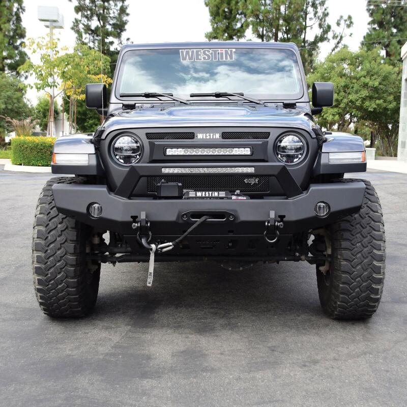 
                      
                        Westin 18-20 Jeep Wrangler WJ2 Full Width Front Bumper w/LED Light Bar Mount Textured Black
                      
                    