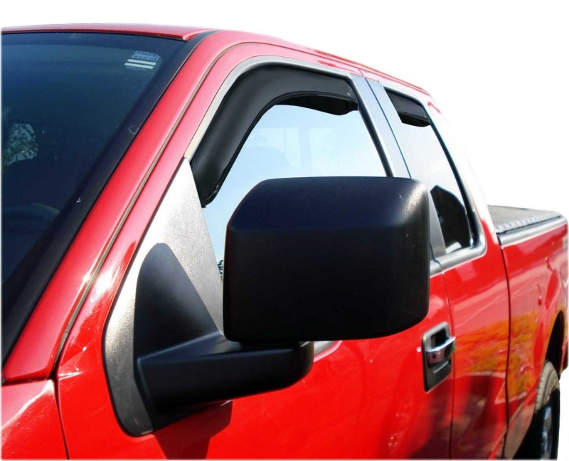 
                      
                        AVS 04-14 Ford F-150 Supercab Ventvisor In-Channel Front & Rear Window Deflectors 4pc - Smoke
                      
                    