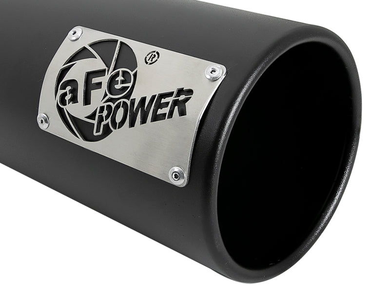 
                      
                        aFe SATURN 4S 4in SS Intercooled Exhaust Tip - Black 4in In x 5in Out x 12in L Bolt-On
                      
                    