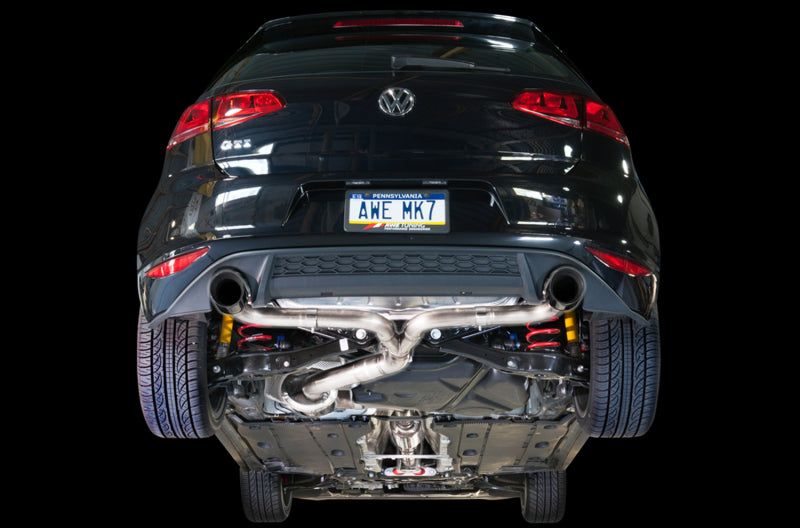 AWE Tuning VW MK7 GTI Touring Edition Exhaust - Chrome Silver Tips