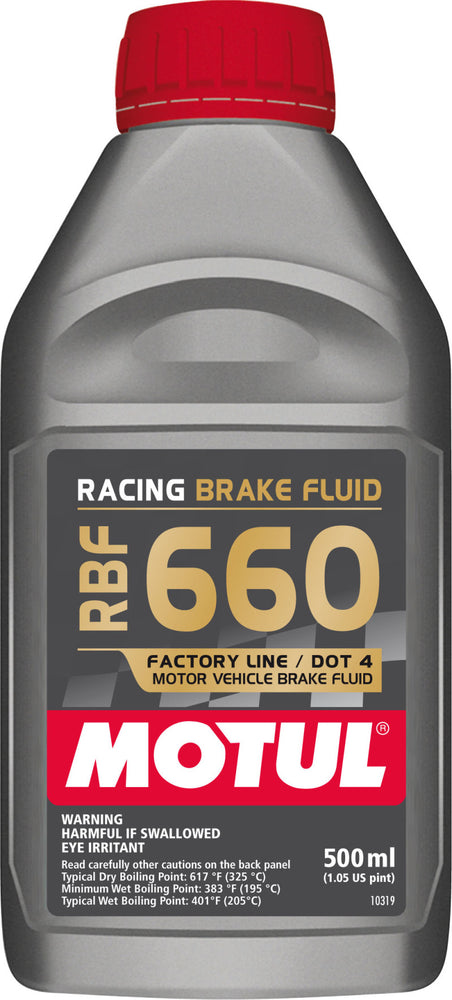 
                      
                        Motul 1/2L Brake Fluid RBF 660 - Racing DOT 4
                      
                    