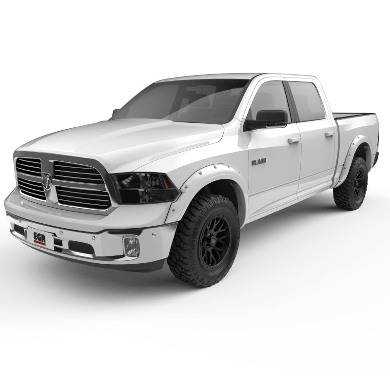 EGR 09+ Dodge Ram LD Bolt-On Look Color Match Fender Flares - Set - Bright White