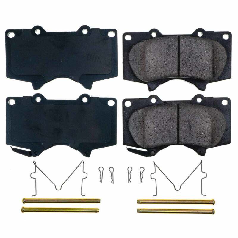 Power Stop 2021 Toyota Tacoma Front Z17 Evo Ceramic Brake Pads w/Hardware