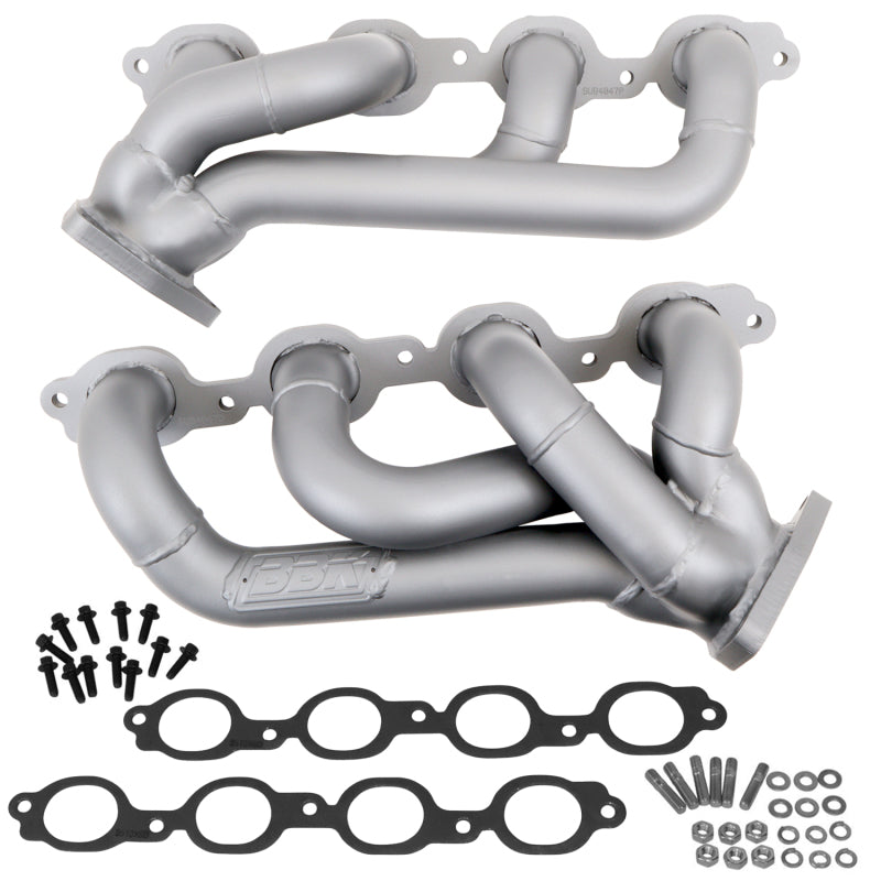 
                      
                        BBK 14-18 GM Truck 5.3/6.2 1 3/4in Shorty Tuned Length Headers - Titanium Ceramic
                      
                    