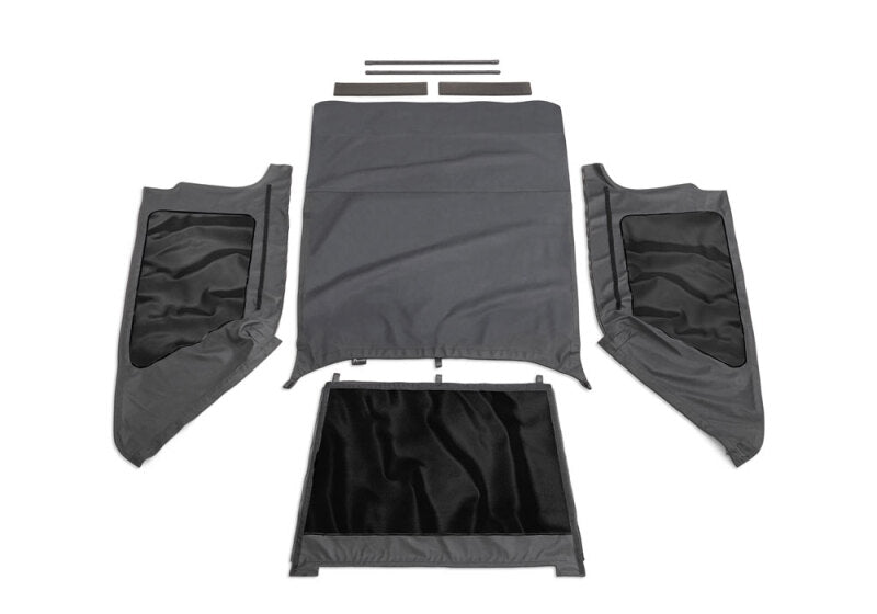 
                      
                        Rampage 2004-2006 Jeep Wrangler(TJ) LJ Unlimited Frameless Soft Top Kit - Black Diamond
                      
                    