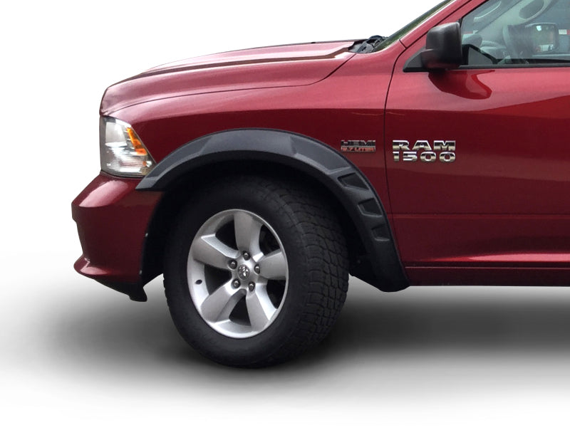 
                      
                        Bushwacker 09-18 Ram 1500 w/ 67.4in Fleetside Bed (Ex. R/T and Rebel) DRT Style Flares 4pc - Black
                      
                    