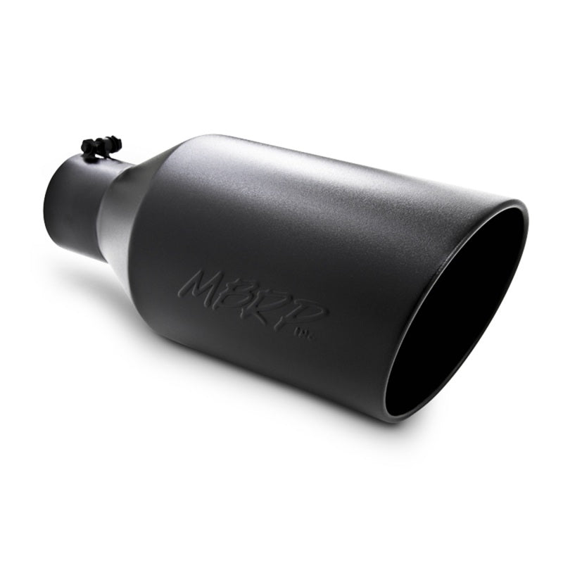 
                      
                        MBRP Universal Tip 8in O.D. Rolled End 4in inlet 18in length Black
                      
                    