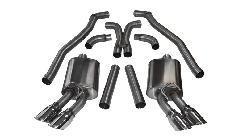 
                      
                        Corsa 2012-2015 Chevrolet Camaro Coupe ZL1 6.2L V8 Polished Sport Cat-Back + XO Exhaust
                      
                    