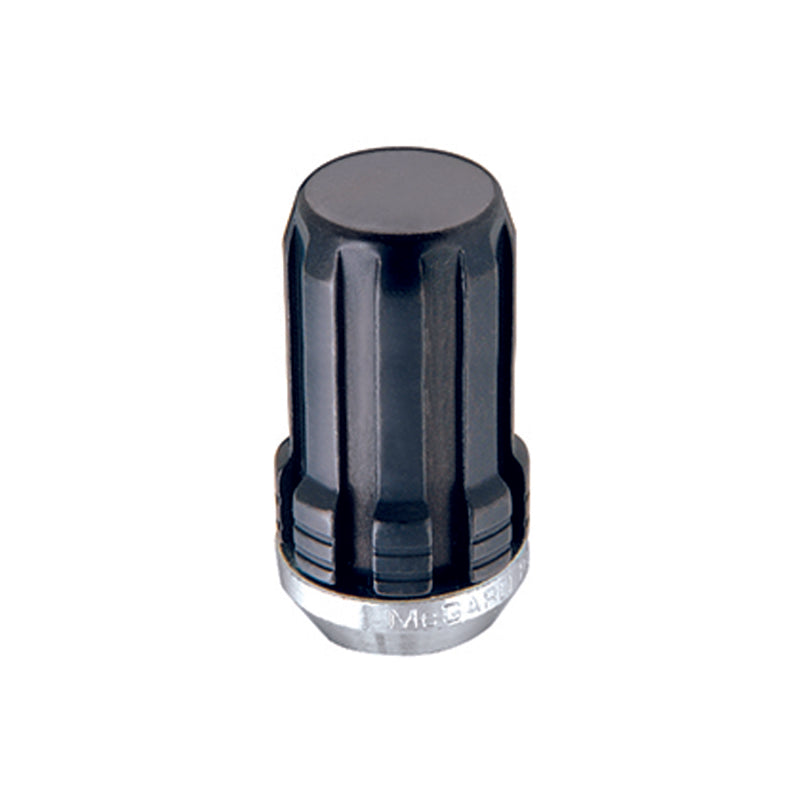 
                      
                        McGard SplineDrive Lug Nut (Cone Seat) M14X1.5 / 1.648in. Length (4-Pack) - Black (Req. Tool)
                      
                    