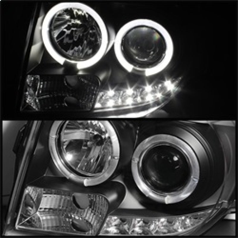 
                      
                        Spyder Ford Escape 08-12 Projector Headlights Halogen Model Only - DRL Black PRO-YD-FES08-DRL-BK
                      
                    