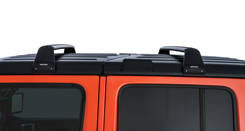 
                      
                        Rhino-Rack 07-22 Jeep Wrangler JK/JL 4 Door Hard Top Vortex SG 2 Bar Roof Rack - Black
                      
                    