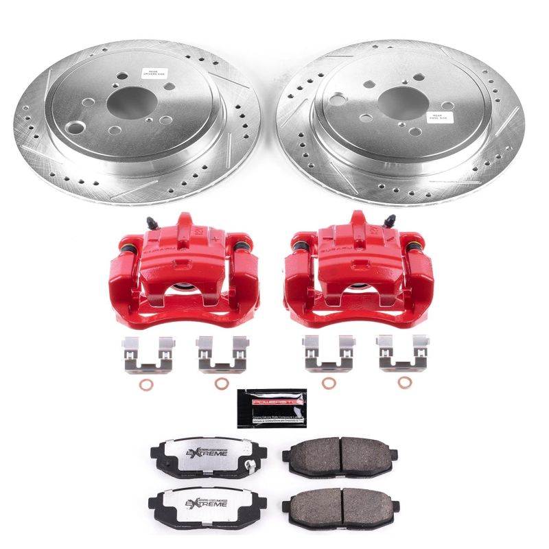 Power Stop 13-16 Scion FR-S Rear Z26 Street Warrior Brake Kit w/Calipers