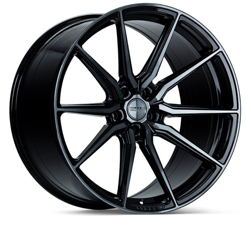 Vossen HF-3 20x10.5 / 5x112 / ET45 / Deep Face / 66.5 - Double Tinted - Gloss Black Wheel