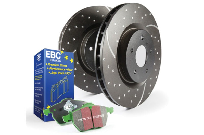 
                      
                        EBC S10 Kits Greenstuff Pads and GD Rotors
                      
                    