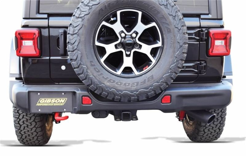 
                      
                        Gibson 18-22 Jeep Wrangler JL Rubicon 3.6L 2.5in Cat-Back Single Exhaust - Black Elite (Ceramic)
                      
                    