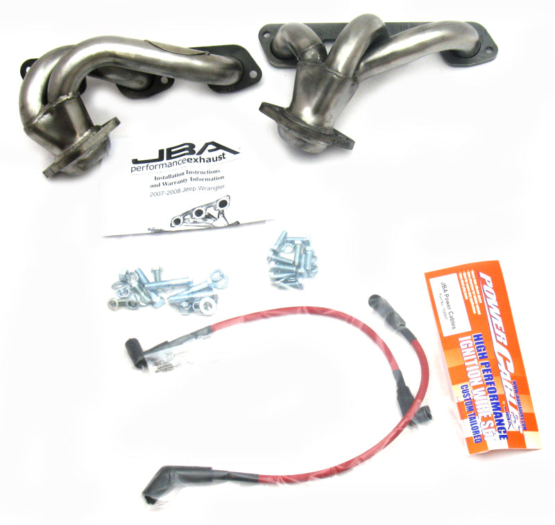 
                      
                        JBA 07-11 Jeep 3.8L V6 1-1/2in Primary Raw 409SS Cat4Ward Header
                      
                    