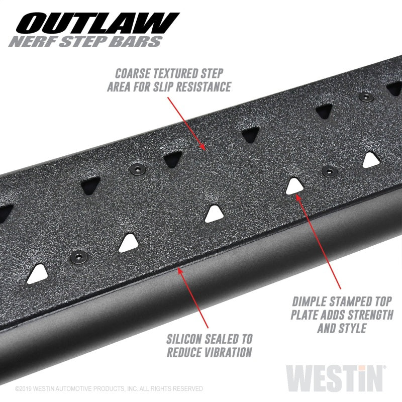 
                      
                        Westin 2019 Dodge Ram Crew Cab ( Excludes 1500 Classic)  Outlaw Nerf Step Bars
                      
                    