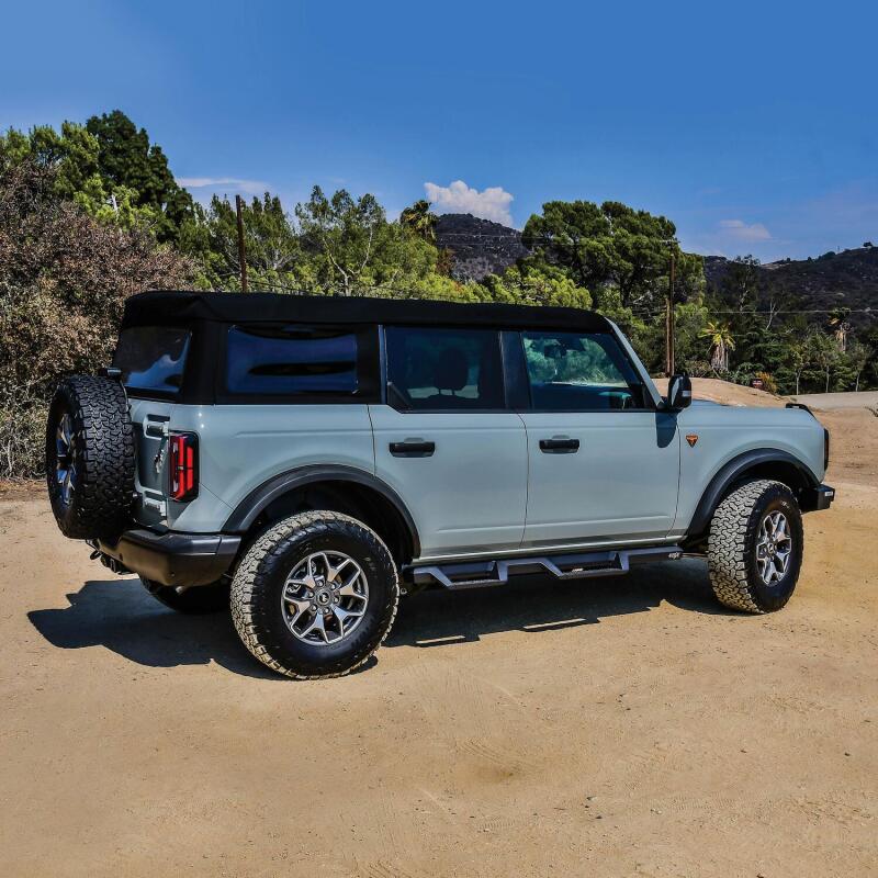 
                      
                        Westin/HDX 2021+ Ford Bronco Drop Nerf Step Bars - Textured Black
                      
                    