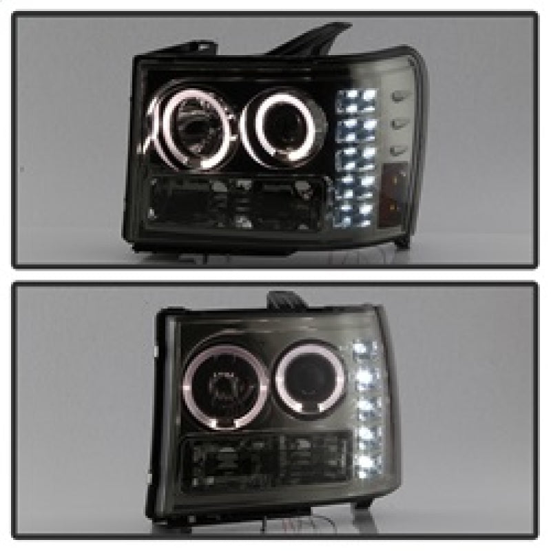 
                      
                        Spyder GMC Sierra 1500/2500/3500 07-13 Projector Headlights LED Halo- LED Smoke PRO-YD-GS07-HL-SM
                      
                    