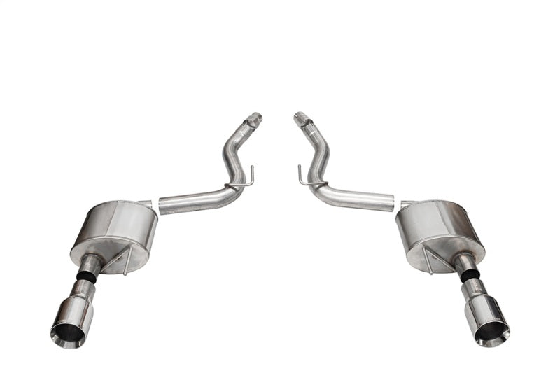 
                      
                        Corsa 2024 Ford Mustang GT Sport Axle-Back Dual Rear Exit with 4.5in Straight Cut Polished Tips
                      
                    