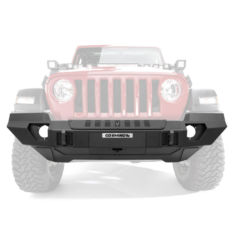 Go Rhino 07-20 Jeep Wrangler JL/JLU/JK/JKU/Gladiator JT Trailline Front Full Width Bumper